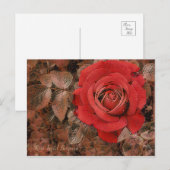 Red Rose [Postcard] ポストカード (正面/裏面)