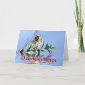 Red Rose & Reflection for祖母の母の日 カード (正面)