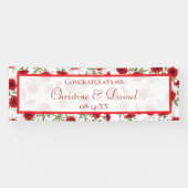 Red Rose Romantic Wedding 横断幕 (横)