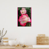 Red Rose Roses Floral Flower Garden Poster ポスター (キッチン)