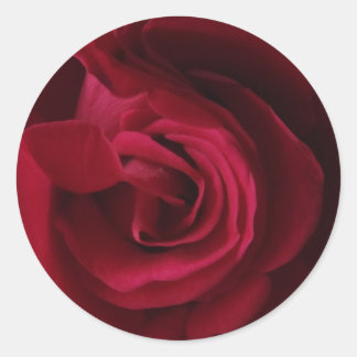 Red Rose Sticker ラウンドシール