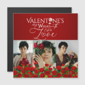 Red Rose Valentine’s Day Photo Collage (正面/裏面)