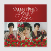 Red Rose Valentine’s Day Photo Collage (正面)