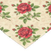 Red rose vintage pattern テーブルクロス (アングル)