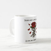 Red Rose with Thorns Mug コーヒーマグカップ (正面左)