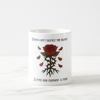 Red Rose with Thorns Mug コーヒーマグカップ
