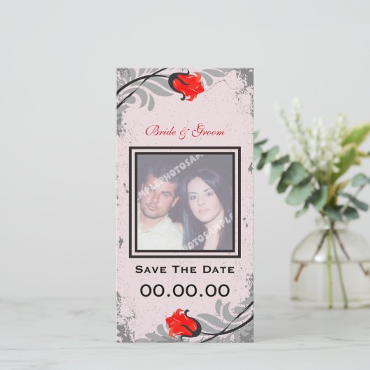 Red Rosesは日付の写真カードを保存 セーブザデート (スタンド正面)