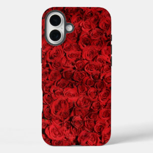 Red Rosesクローズアップ写真 iPhone 16 Plusケース