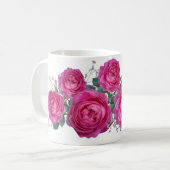 Red roses コーヒーマグカップ (正面左)