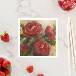 Red Roses  スタンダードカクテルナプキン