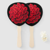 Red roses ハンドファン (正面&裏面)