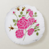 Red roses ラウンドクッション (裏面)