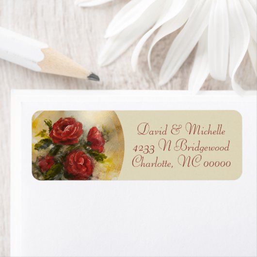 Red Roses ラベル (インサイチュ)