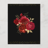 Red Roses 50th Birthday Celebration Menu (裏面)