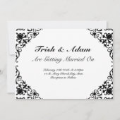 Red Roses 5" X 7"招待状カード 招待状 (裏面)