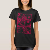Red Roses Aesthetic Clothing Soft Grunge Soft Goth Tシャツ (正面)