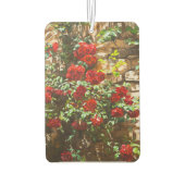 Red Roses Against a Stone Wall カーエアーフレッシュナー (裏面)