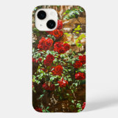 Red Roses Against a Stone Wall Case-Mate iPhoneケース (裏面)