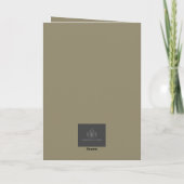 Red Roses anniversary card カード (裏面)