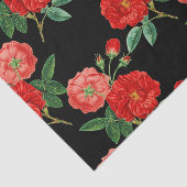 Red Roses, Black Background, 薄葉紙 (詳細)