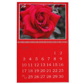 Red Roses Calendar (Type-A) カレンダー (1月 2027)