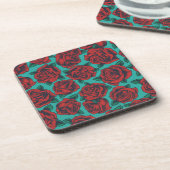 Red Roses Coasters （セット6） コースター (左側)