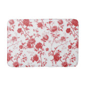 Red Roses Floral  バスマット (正面)