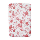 Red Roses Floral  バスマット (正面縦)
