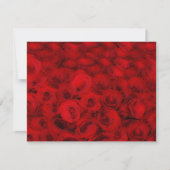 Red Roses Flower Art Bouquet Note Card Set ノートカード (正面)
