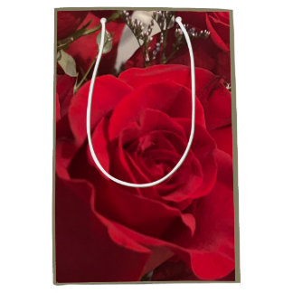 Red Roses gift bag ミディアムペーパーバッグ