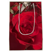 Red Roses gift bag ミディアムペーパーバッグ (裏面)