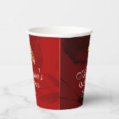 Red Roses, Gold 15, Tiara Quinceanera 紙コップ (右)