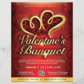 Red Roses & Gold Hearts Valentine's Banquet チラシ (正面)