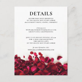 Red Roses Heirloom Details エンクロージャーカード