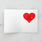 Red Roses, I Love My Husband, カード (内部)