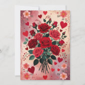 Red Roses, I Love You, カード (正面)