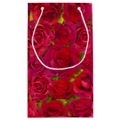 Red Roses I  Love you Name スモールペーパーバッグ (裏面)