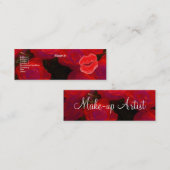 Red Roses IIプロファイルカード スキニー名刺 (正面/裏面)