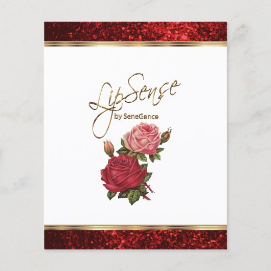 Red Roses Lipグリッター製品/価格表 チラシ (裏面)