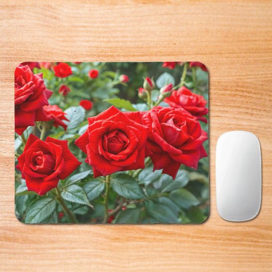 Red Roses Mouse Pad マウスパッド