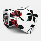 Red roses . neck tie ネクタイ (ロール)