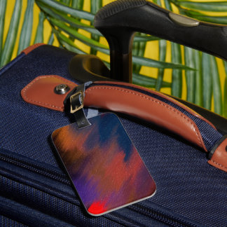 Red roses of our vibrant continent ラゲッジタグ