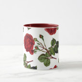 Red Roses Pattern マグカップ (中央)