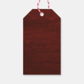 Red Roses Valentine's Day ギフトタグ (裏面)