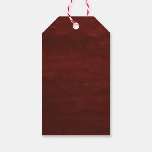 Red Roses Valentine's Day ギフトタグ (裏面)