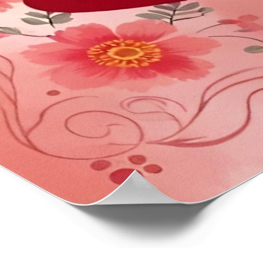 Red Roses, Valentine's Day, ポスター (角)