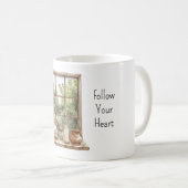 Red Roses Window コーヒーマグカップ (正面右)