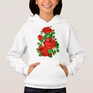 「Red Roses Women's T-Shirt - エレガントフローラデザイン