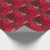 Red Roses wrapping paper ラッピングペーパー (角)