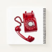 Red Rotary Phone ノートブック (裏面)